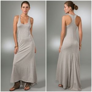 Haute Hippie Striped Jersey Maxi Dress